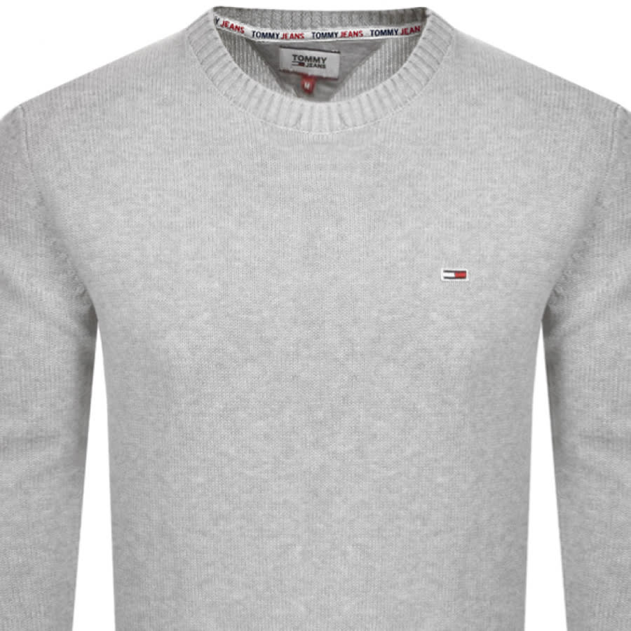 Alternative Image for ProductTommy Jeans Essential Crew Knit Jumper Grey2